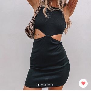 Princess Polly, Dakota Cut Out Mini Dress, US 6